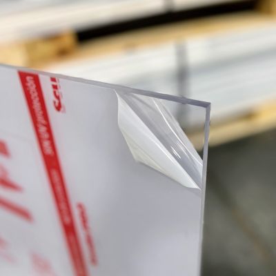 0.374" (9.5mm) Clear Polycarbonate Solid Sheet - Scudo® 
