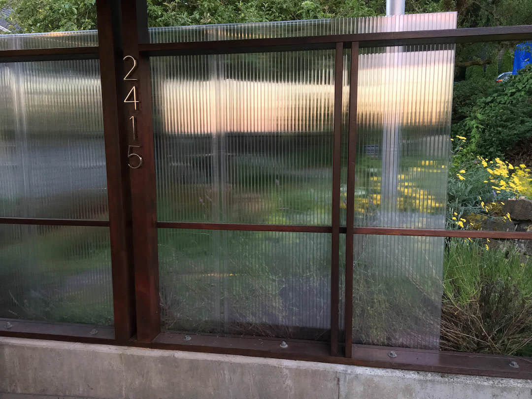 Polycarbonate Translucent Privacy Screen